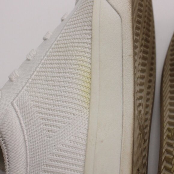 Rothy’s The Lace Up Sneaker Women's Size US 7 White Knit Fabric Casual Shoes - Picture 10 of 10